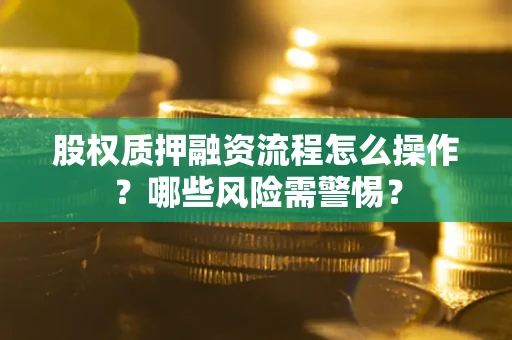 济南股权质押融资流程怎么操作？哪些风险需警惕？