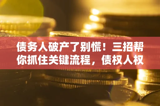 济南债务人破产了别慌！三招帮你抓住关键流程，债权人权益不再缩水