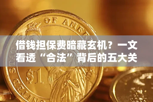 济南借钱担保费暗藏玄机？一文看透“合法”背后的五大关键陷阱