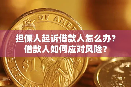 济南担保人起诉借款人怎么办？借款人如何应对风险？