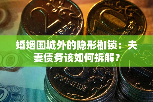 济南婚姻围城外的隐形枷锁：夫妻债务该如何拆解？